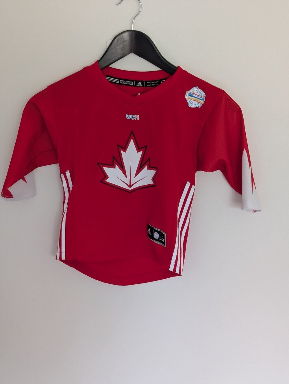 Adidas Team Canada World Cup of Hockey Toddler Jersey - Size 2T/4T